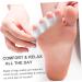 Hemoton 36 pcs Silicone Gel Toe Separators & Bunion Guards - Thumb Protectors, Toe Sleeves - Pinky Foot Adjuster - White Color - Skin-friendly - 6x2x0.6cm (3pcs) - Buy Online on GoSupps.com