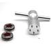 MOTONG Custom Weights + Wrench for Titleist Scotty Cameron Putters - 2 x 20g (Silver) - Buy Online on GoSupps.com