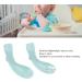 Baby Training Fork Spoon Toddler Utensils Self Feeding Learning Spoons Short Handle Food Grade PP Easy To for Travel - Buy Online on GoSupps.com