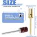 Mesee 2 Pieces Nail Sanding Bands Mandrel Bit Set 2.35mm Shank Easy-Off E-file Nail Drill Mandrel Bits for 6.5mm Small Sanding Bands Acrylic Gel Nails Manicure and Pedicures Care - Buy Online on GoSupps.com