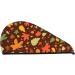 Autumn Leaves Microfiber Hair Towel - Soft Super Absorbent Quick Dry Wrap for Long Curly & Thick Hair | Coral Velvet Towel for Women - Buy Online on GoSupps.com