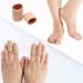 6 Pack Toe Protectors - Gel Corn Pads Hammer Toe Cushions & Cuttable Toe Caps - Soft Comfortable Finger/Toe Separators in Skin Color - 3 Sizes Available - Buy Online on GoSupps.com