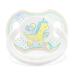 LittleForBig Large Shield Pacifier Generation II in Adult Size Baby Giraffe Pattern Yellow