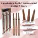 Tarte Quickstick Waterproof Shadow & Liner Trio: Mauve, Black Rose, Warm Brown, Champagne, Burgundy - Buy Online on GoSupps.com