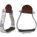 Tahoe Tack Angled Engraved Knee Relief Western Show Stirrups