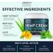 Hemp Cream - Extra Strength Natural Hemp Extract with Arnica & Menthol for Instant Relief | Joints Knees & Lower Back | Made in USA - 4 oz - Buy Online on GoSupps.com