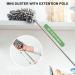SetSail Microfiber Dusters - 2 Pack Mini Duster with Extension Pole for Office, Car, Window & Furniture Cleaning - Buy Online on GoSupps.com
