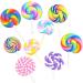 SHINEOFI 24pcs Lollipop DIY Beads Flat Back Lollipop Candy Flatback Pacifier Charms Phone Case Ornaments Charms Gummy Candy Lollipop Candy - Buy Online on GoSupps.com
