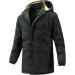 GXLONG Men's Tie Dye Puffer Jacket | Zip Up Down Coat with Hood & Pockets | Black, X-Large - Buy Online on GoSupps.com