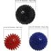 3 Piece Spiky Massage Ball Set | Muscle Roller & Lacrosse Balls for Myofascial Relief | Stress Relief & Exercise - Buy Online on GoSupps.com