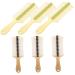 POPETPOP 6 pi ces Peigne Anti-pelliculaire Double Face avec Manche Ergonomique Dents Ultra Fines pour limination des Pellicules Brosse Coiffante pour Gar on Fille Adultes et Animaux Vert