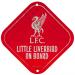 Liverpool Football Club Little Liverbird on Board Car Sign Baby Child Crest Badge Unity size red/excursion single -colored (GetaWay Solids)