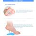 Kids Gel Orthotics Arch Support Pads for Flat Feet - O/X Type Leg Corrective Insoles Silicone Posture Corrector for Plantar Fasciitis Shock Absorbing Inserts for Children - International Shipping Available - Buy Online on GoSupps.com