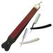 OdontoMed2011 14 Professional Leather Sharpening Strop with 2 Straight Razors - High Quality for Precision Sharpening - Buy Online on GoSupps.com
