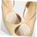 High Heel Inserts Gel Cushions - 3 Pairs Non-Slip Foot Pads for Girls | Comfortable Massage Forefoot Cushion Transparent 9x7cm - Buy Online on GoSupps.com
