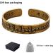 Hand Forged 100% Copper Bracelet | Vintage Handmade Adjustable Cuff | Health Jewelry Gifts for Men & Women | Brown-Orange - Buy Online on GoSupps.com
