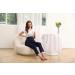 ZUMIY Maternity Lounge Pants XL Navy Blue - Over The Belly Activewear Sweatpants with Pockets - Buy Online on GoSupps.com