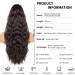 Ponytail Extension 26 Inch Long Wavy Synthetic Hair Drawstring-Dark Brown With Auburn Luster - Buy Online on GoSupps.com