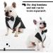 Dog Wedding Suit Tuxedo for Small Medium & Large Dogs - Formal Party Outfit with Removable Bandana (Black Size L) - Buy Online on GoSupps.com