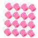 20 pi ces Caps Silicone pour Dissolvant Vernis Gel R utilisables Outil Manucure Enl vement Vernis Semi-permanent Caps de Trempage Ongles pour Nettoyage Facile Domicile et Salon