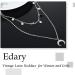 Shop Edary Layered Necklace with Moon Pendant & Tassel - Women s Fashion Jewelry for Global Shipping - Buy Online on GoSupps.com