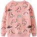 Girls Cotton Sweatshirt for Kids | Long Sleeve Pullover | Dinosaur Design | Age 6-7 Years - Buy Online on GoSupps.com