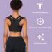 Ezata Seamless Corrector - Adjustable Back Braces for Effective Back Corrector Braces for Women Men Black Medium - Buy Online on GoSupps.com