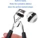Stainless Steel Eyelash Curler with Comb Attachment | Mascara Applicator and Brow Grooming Tool - Buy Online on GoSupps.com