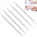 5pcs Double Head Nail Art Dotting Pen Stainless Steel Nail Painting Pen DIY Decoration Dotting Pen - Buy Online on GoSupps.com