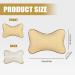 Fadcaer Car Neck Pillow - Small Car Headrest Cushion for Child, Universal Car Seat Pillow - Beige, Perfect for Travel, Office, Home, and Car - Buy Online on GoSupps.com