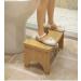 Bamboo Toilet Stool for Adults 6.5 - Non-Slip Bathroom Poop Stool for Healthy Posture - Portable and Original Design (Wood Color) - Buy Online on GoSupps.com