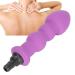 Massage pistol head Deep tissue percussion muscle massage device silicone interchangeable head Hand muscle massager waterproof silicone head accessories purple (0 47 inches)