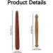 Natural Wooden Massage Tab Set - 2 Piece Fascia & Trigger Point Massage Device for Legs & Neck - Buy Online on GoSupps.com
