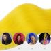 YDDM 26 Inch Pre-Stretched Braiding Hair Extensions - 6 Packs Yellow Jumbo Braids for Art and Style - Buy Online on GoSupps.com