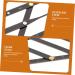 Angoily 5 pcs Mean Measure Three-point Steel Stencils Metal Generation Golden Tools Stainless Gadgets 25x5x0.6cmx5pcs Blackx5pcs - Buy Online on GoSupps.com