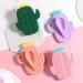 Buy Professional Small Facial Scrubber Brush - Silicone Reusable Cactus Manual Face Cleanser for Deep Cleansing - Ship Internationally - Buy Online on GoSupps.com