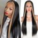 Kalyss 26 Long Synthetic Lace Front Wig for Women - Black with Brown Stripes & Dark Roots - Natural Looking Middle Part Hair Wig - Buy Online on GoSupps.com