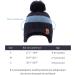 XIAOHAWANG Striped Winter Baby Beanie Hat - Sky Blue - 9-24 Months - Buy Online on GoSupps.com