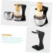 Fomiyes Shaving Set - 2 Sets of Jack Shaving Stands for Men | Dual Shaving Brush Holder & Beard Brush Storage | Acrylic Razor Stand for Grooming - Buy Online on GoSupps.com