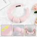 HOYDATE Puffy Spa Headband for Women - Pink | Soft & Padded Hairband for Makeup Removal, Shower, Skincare - Non Slip Sponge & Terry Towel Hair Band - Buy Online on GoSupps.com