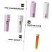 FRCOLOR Makeup retractable lip brush makeup lipstick lip scrub brush lipstick applicator brush lip gloss wands retractable lip scrubber lip gloss brush Metal shadow brush double Lipstick 11.5x0.8cm Assorted Color - Buy Online on GoSupps.com