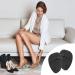 Uraqt FuSpolster Pads - 4 Pairs Silicone Forefoot Gel Inserts | Anti-Slip High Heels Shoe Pads & Protection (Black & Gray) - Buy Online on GoSupps.com
