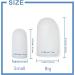 Gu Cheng Toe Protector Silicone Toe Covers - Set of 10 for Ingrown Toenails, Corns, Blisters, Hammer Toes - Beige - Buy Online on GoSupps.com