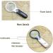 Lightweight Magnifying Glass Hhandheld Portable Hd Magnifying Glass with Light Used for The Elderly to Read Appraisal Watch Repair Lofty Ambition - Buy Online on GoSupps.com