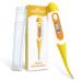 Digital Oral Thermometer for Fever Adults: Rectal, Underarm & Mouth, Accurate & Fast, EasyHome Body Medical Temperature Thermometer for Baby Kids & Adult, EMT-021N-Yellow.