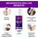 Medical Miracles Vanilla Neuropathy Relief Roll On - Made in USA | For Hips, Joints, Neck, Back, Elbows, Fingers, Hands & Knees - Buy Online on GoSupps.com