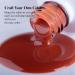 Imtiti Jelly UV Gel Nail Polish 15 ml Amber Red Transparent Gel Nail Polish UV LED Soak Off Nail for Autumn and Winter - Buy Online on GoSupps.com