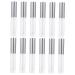 Hemobllo Lot De 12 Tubes Vides De Brillant L vres 10 Ml Argent s Ronds Tubes De Rangement Pour Gloss L vres Contenus L gers Et Portables Adapt s Aux Voyages Et D placements