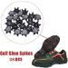 Sansheng Easy Change Golf Shoe Studs - 30pcs Anti-Skid Replacement Spikes (Black) - Buy Online on GoSupps.com