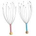 JECOMPRIS 4 Pack Telescopic Scalp Scratcher Head Massager Handheld Device Suitable for Head Relaxation/Body Tickling